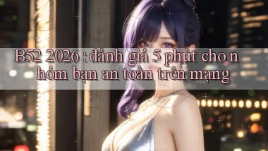 B52 2026 đánh giá 5 phút cho nhóm bạn an toàn trên mạng