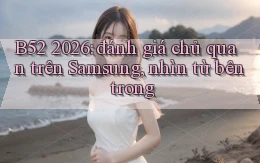 B52 2026 đánh giá chủ quan trên Samsung, nhìn từ bên trong