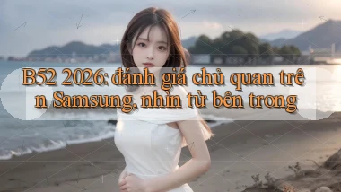 B52 2026 đánh giá chủ quan trên Samsung, nhìn từ bên trong