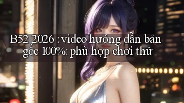 B52 2026 video hướng dẫn bản gốc 100% phù hợp chơi thử