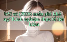 b52 có (2026) miễn phí không kinh nghiệm thực tế tiết kiệm