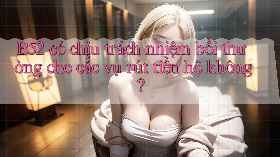 B52 có chịu trách nhiệm bồi thường cho các vụ rút tiền hộ không?