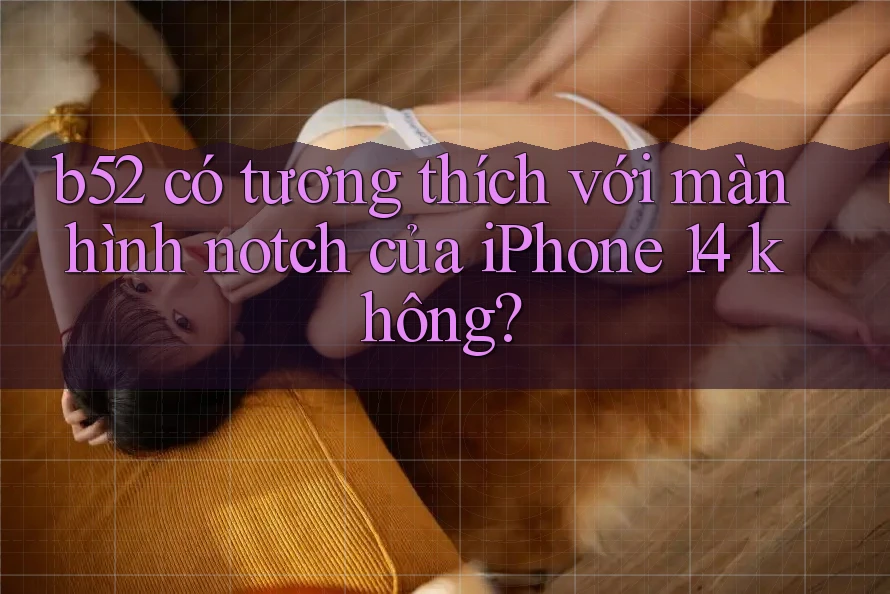 b52 có tương thích với màn hình notch của iPhone 14 không?