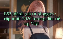 B52 (đánh giá từ blogger) cập nhật 2026 hướng dẫn tiếng Việt