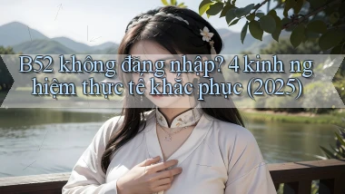 B52 không đăng nhập 4 kinh nghiệm thực tế khắc phục (2025)