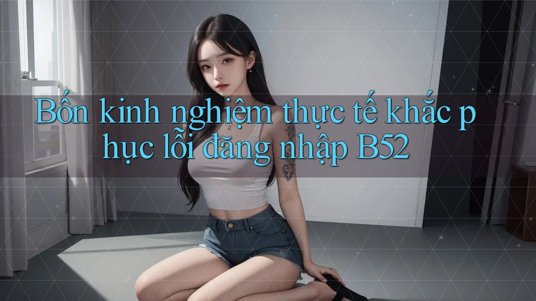 Bốn kinh nghiệm thực tế khắc phục lỗi đăng nhập B52 Bốn kinh nghiệm thực tế khắc phục lỗi đăng nhập B52