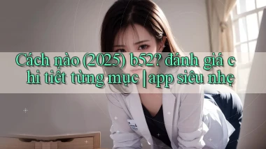 Cách nào (2025) b52 đánh giá chi tiết từng mục app siêu nhẹ
