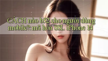 CÁCH nào b52 cho người dùng mobile mã hóa SSL iPhone 14