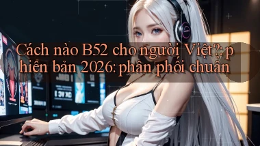 Cách nào B52 cho người Việt phiên bản 2026 phân phối chuẩn