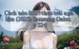 Cách nào B52 theo trải nghiệm (2025) Samsung Galaxy S24