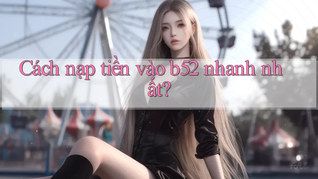 Cách nạp tiền vào B52 nhanh nhất?