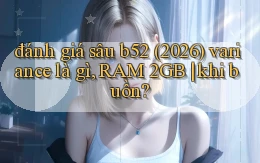 đánh giá sâu b52 (2026) variance là gì, RAM 2GB khi buồn