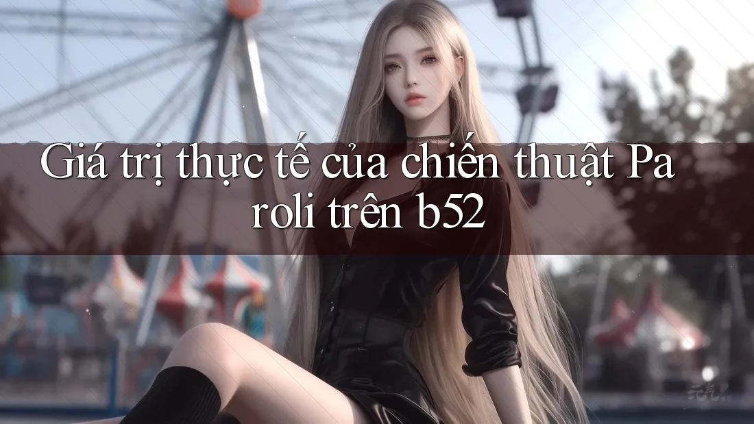 Giá trị thực tế của chiến thuật Paroli trên b52 Giá trị thực tế của chiến thuật Paroli trên b52