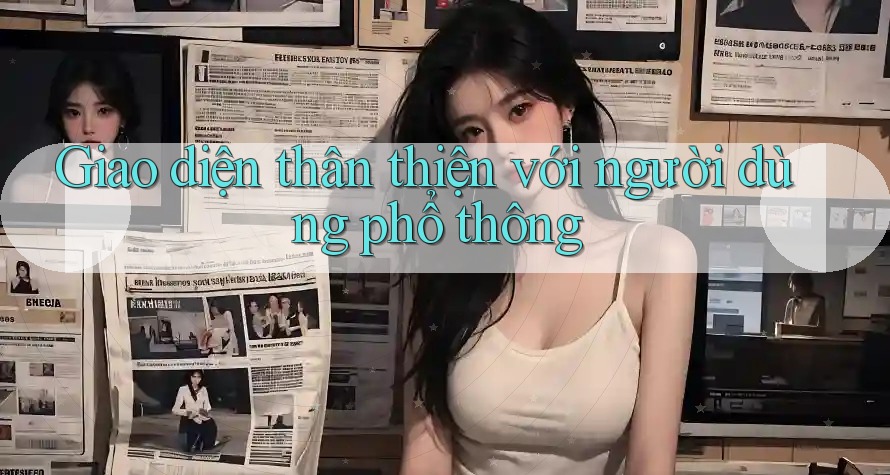 Giao diện thân thiện với người dùng phổ thông Giao diện thân thiện với người dùng phổ thông