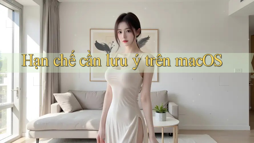 Hạn chế cần lưu ý trên macOS Hạn chế cần lưu ý trên macOS