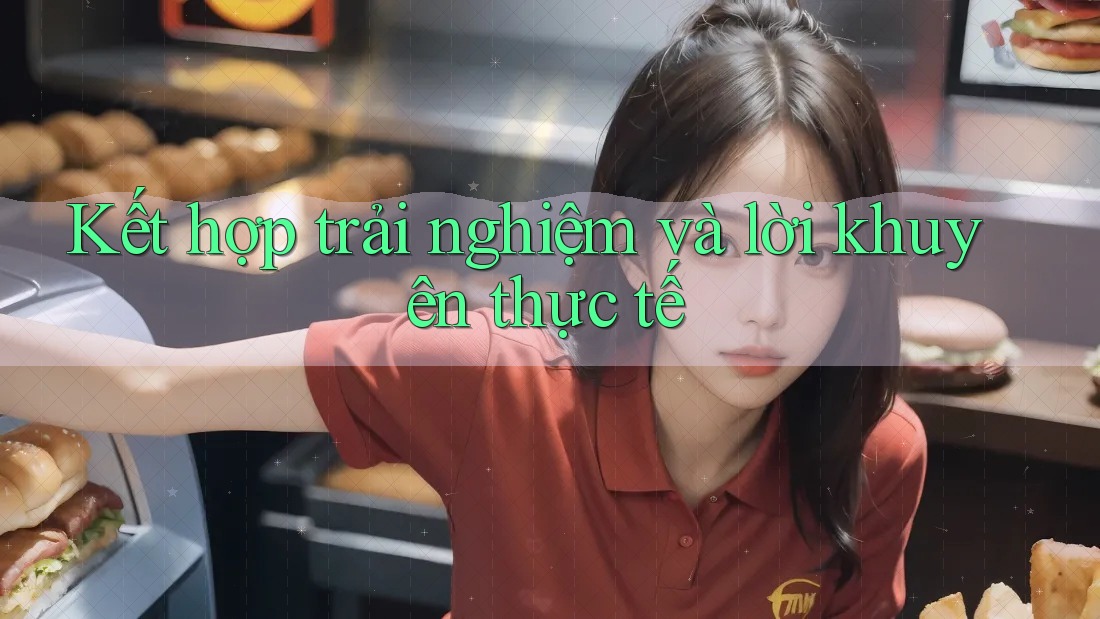 Kết hợp trải nghiệm và lời khuyên thực tế Kết hợp trải nghiệm và lời khuyên thực tế