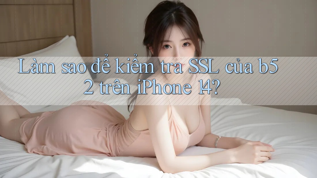 Làm sao để kiểm tra SSL của b52 trên iPhone 14?