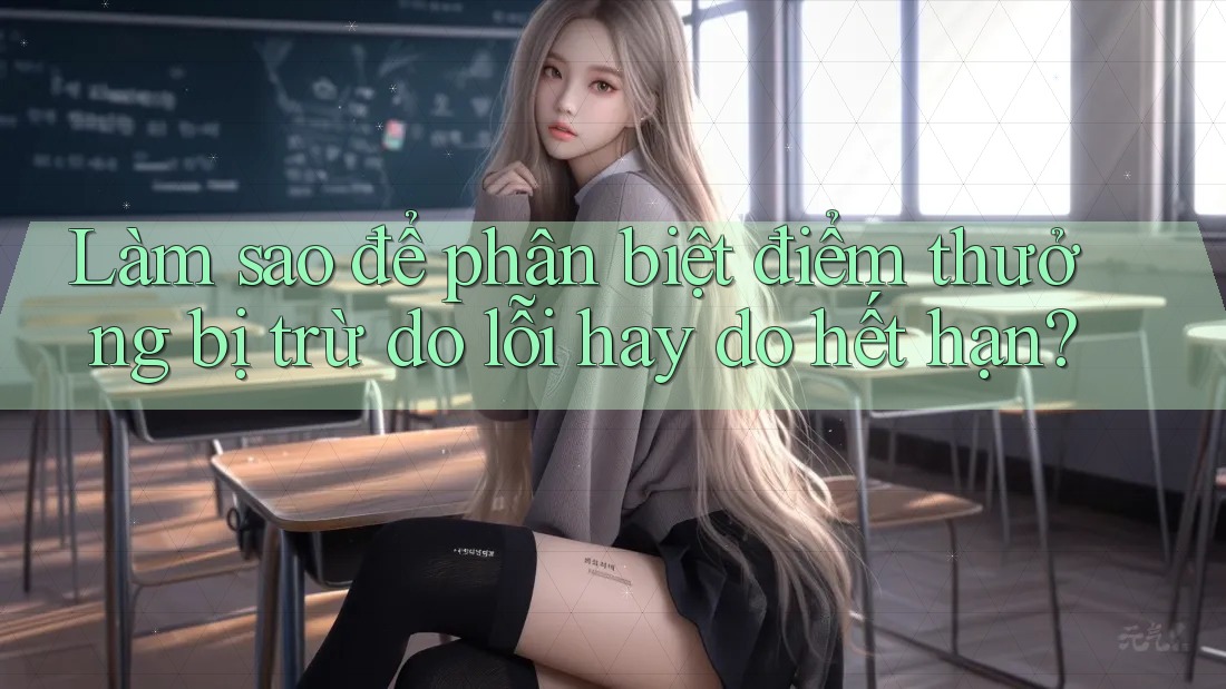 Làm sao để phân biệt điểm thưởng bị trừ do lỗi hay do hết hạn? Làm sao để phân biệt điểm thưởng bị trừ do lỗi hay do hết hạn?