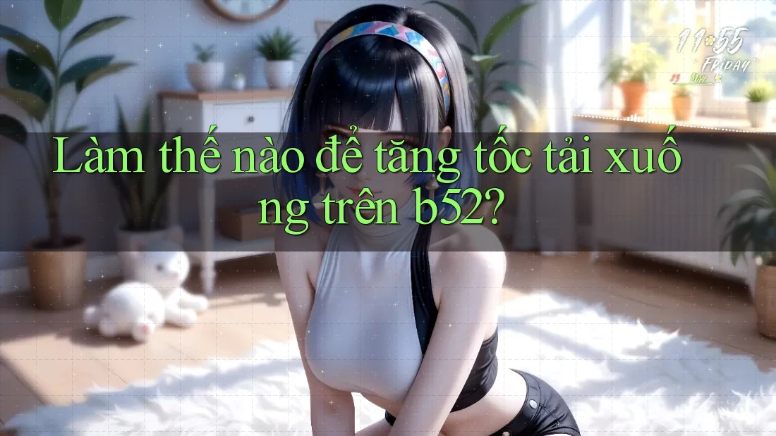 Làm thế nào để tăng tốc tải xuống trên b52? Làm thế nào để tăng tốc tải xuống trên b52?