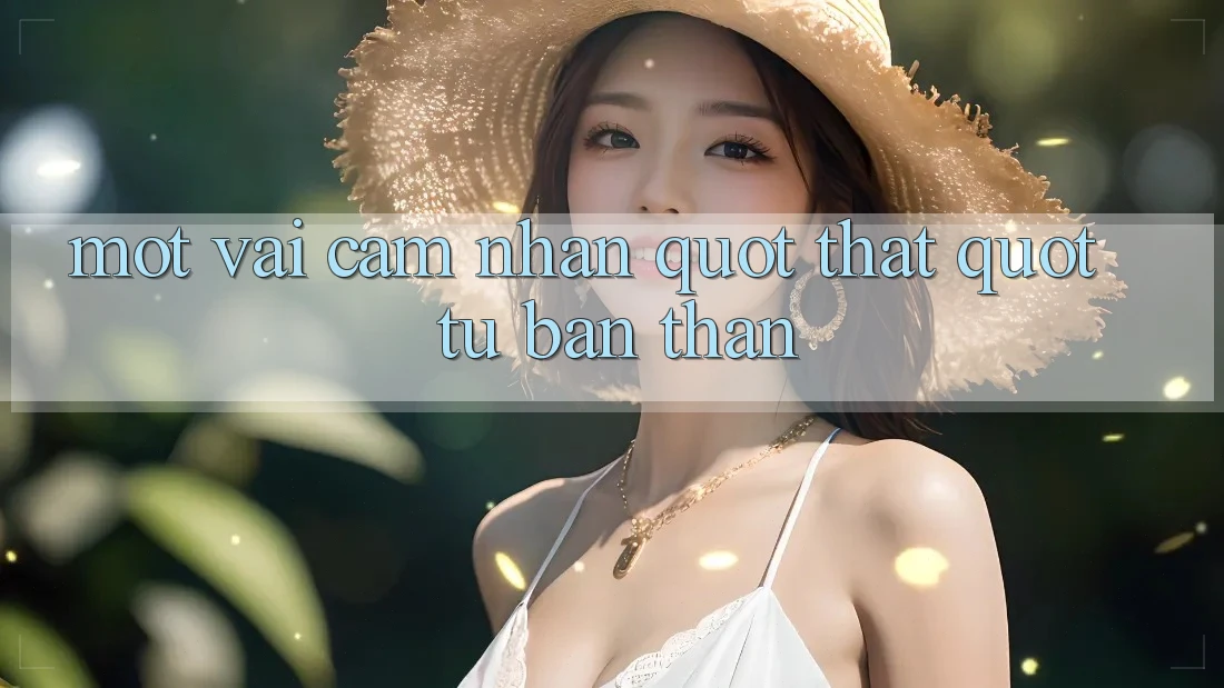Một vài cảm nhận " thật" từ bản thân Một vài cảm nhận " thật" từ bản thân