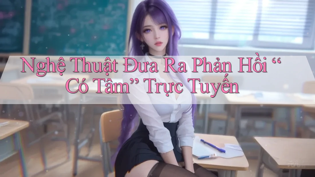 Nghệ Thuật Đưa Ra Phản Hồi “Có Tâm” Trực Tuyến Nghệ Thuật Đưa Ra Phản Hồi “Có Tâm” Trực Tuyến