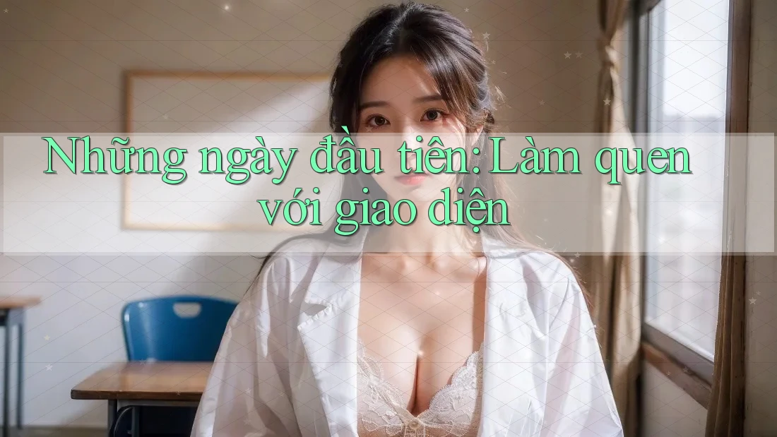 Những ngày đầu tiên: Làm quen với giao diện