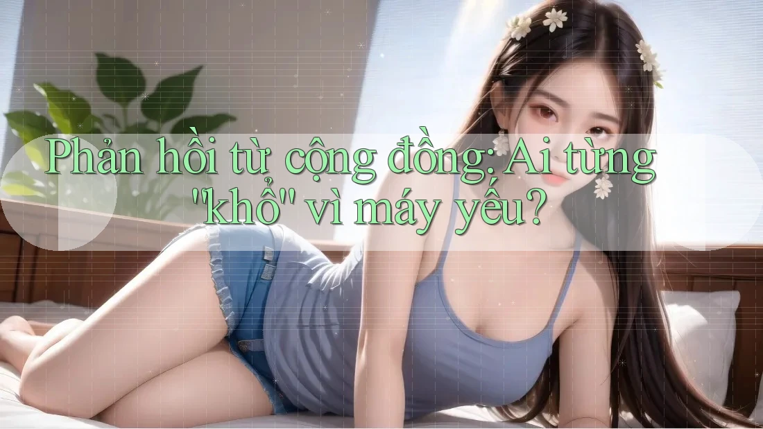 Phản hồi từ cộng đồng: Ai từng “khổ” vì máy yếu? Phản hồi từ cộng đồng: Ai từng “khổ” vì máy yếu?