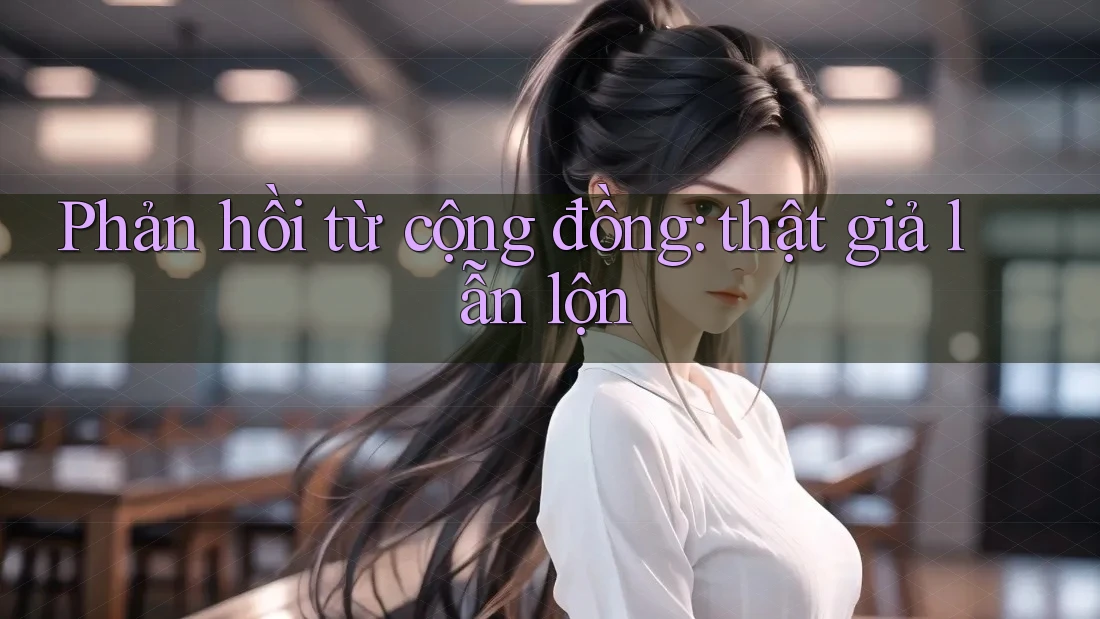 Phản hồi từ cộng đồng – thật giả lẫn lộn Phản hồi từ cộng đồng – thật giả lẫn lộn