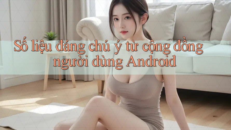 Số liệu đáng chú ý từ cộng đồng người dùng Android Số liệu đáng chú ý từ cộng đồng người dùng Android