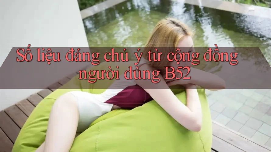 Số liệu đáng chú ý từ cộng đồng người dùng b52 Số liệu đáng chú ý từ cộng đồng người dùng b52