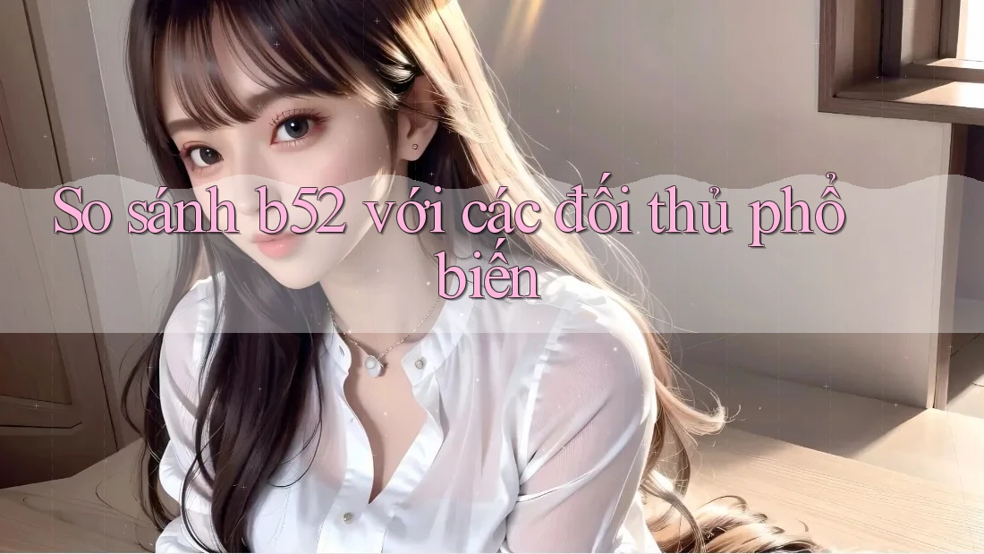 So sánh b52 với các đối thủ phổ biến So sánh b52 với các đối thủ phổ biến