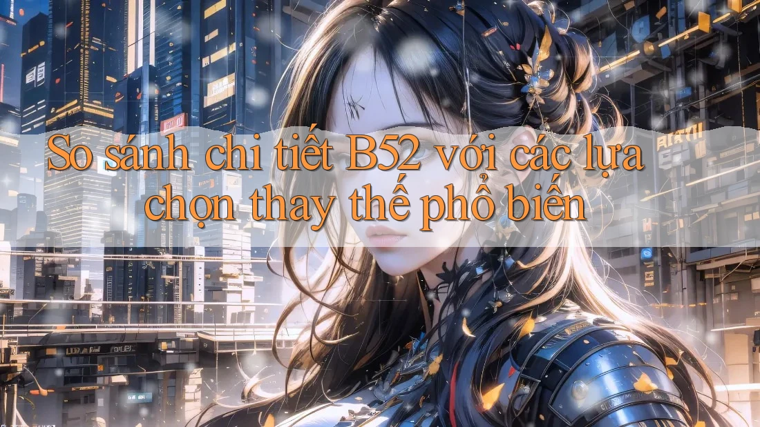 So sánh chi tiết b52 với các lựa chọn thay thế phổ biến So sánh chi tiết b52 với các lựa chọn thay thế phổ biến
