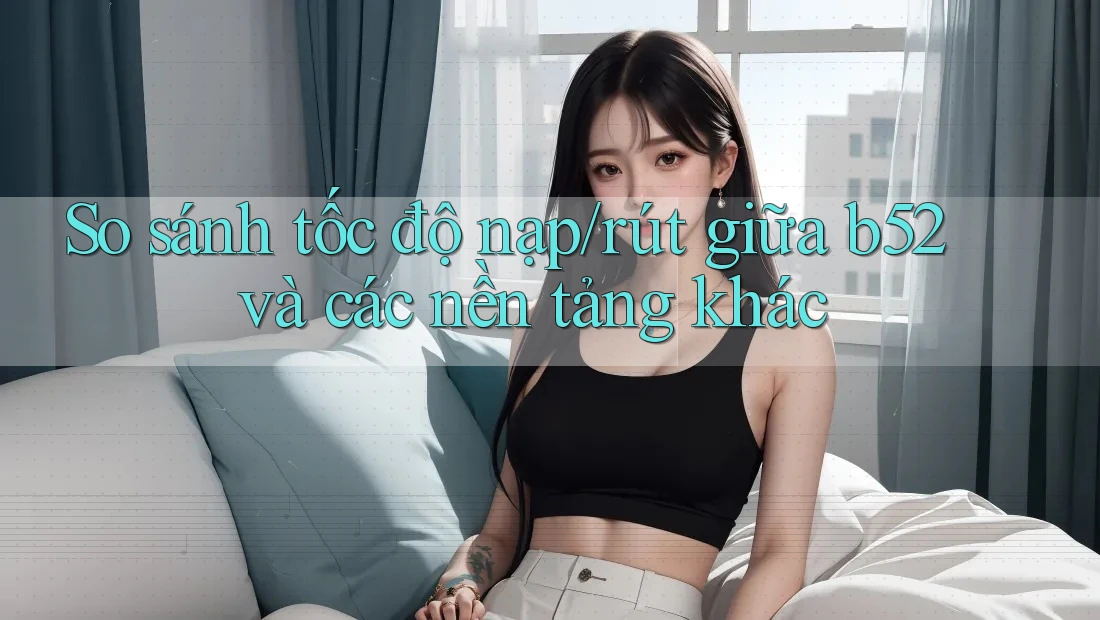 So sánh tốc độ nạp/rút giữa b52 và các nền tảng khác So sánh tốc độ nạp/rút giữa b52 và các nền tảng khác
