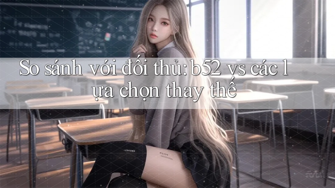 So sánh với đối thủ: b52 vs các lựa chọn thay thế So sánh với đối thủ: b52 vs các lựa chọn thay thế