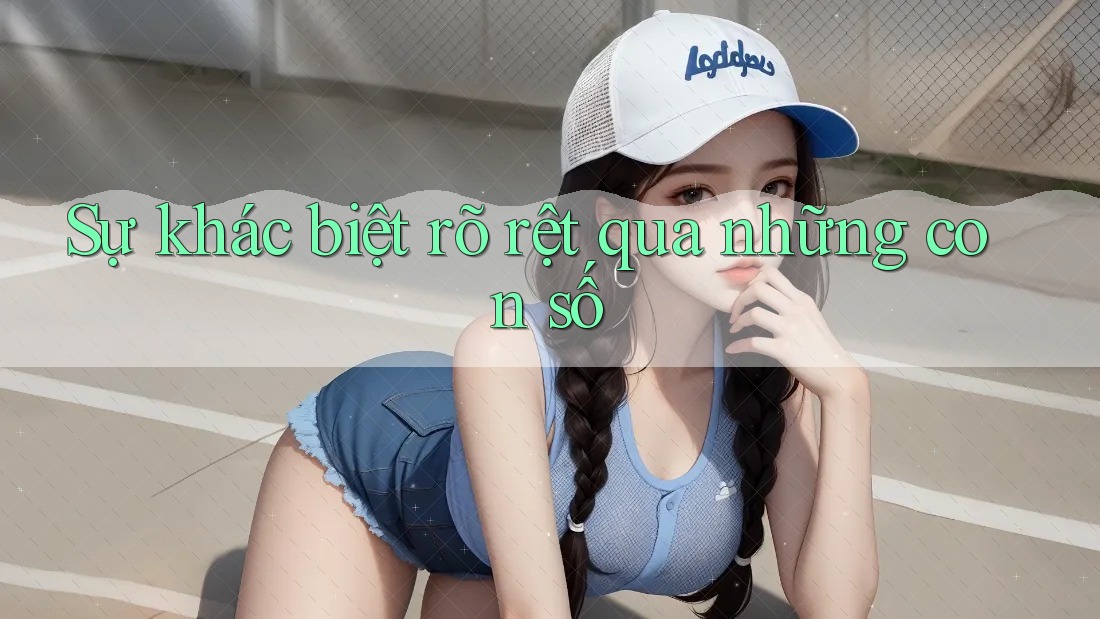 Sự khác biệt rõ rệt qua những con số Sự khác biệt rõ rệt qua những con số