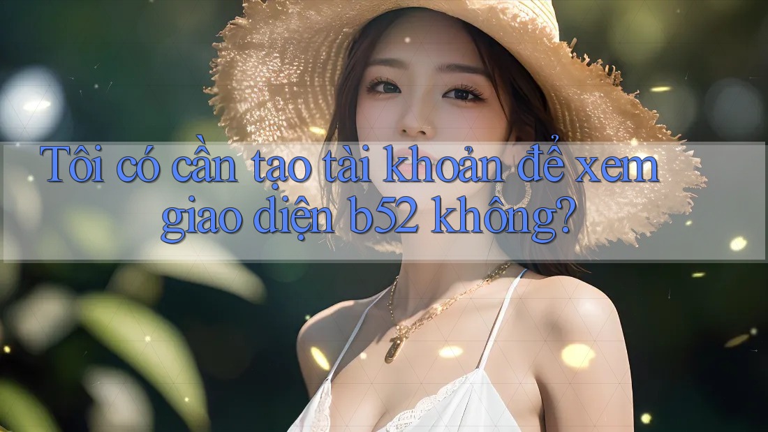 Tôi có cần tạo tài khoản để xem giao diện b52 không? Tôi có cần tạo tài khoản để xem giao diện b52 không?