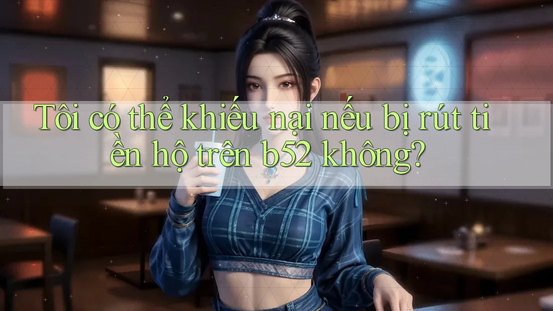 Tôi có thể khiếu nại nếu bị rút tiền hộ trên b52 không? Tôi có thể khiếu nại nếu bị rút tiền hộ trên b52 không?