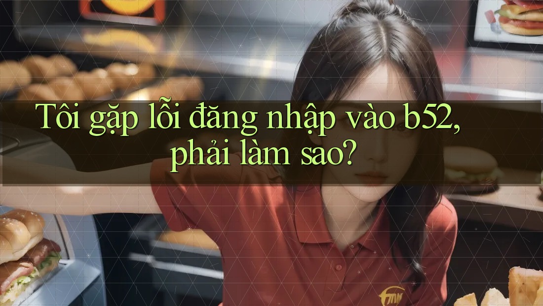 Tôi gặp lỗi đăng nhập vào b52, phải làm sao? Tôi gặp lỗi đăng nhập vào b52, phải làm sao?