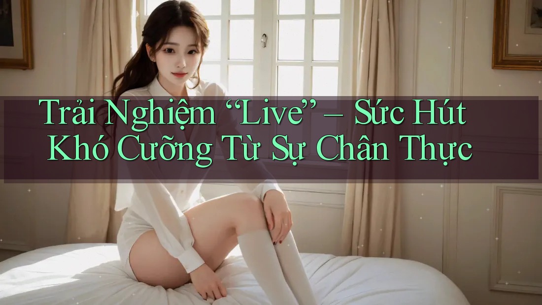 Trải Nghiệm “Live” – Sức Hút Khó Cưỡng Từ Sự Chân Thực Trải Nghiệm “Live” – Sức Hút Khó Cưỡng Từ Sự Chân Thực